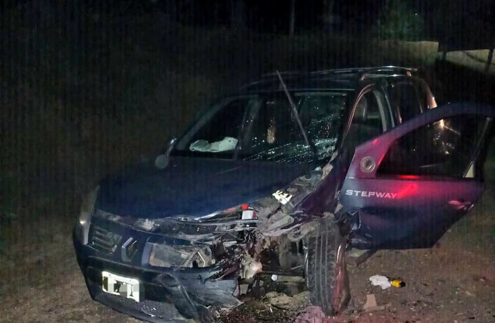 Tres heridos en un choque frontal en la Ruta 38 a la altura de Casa Grande