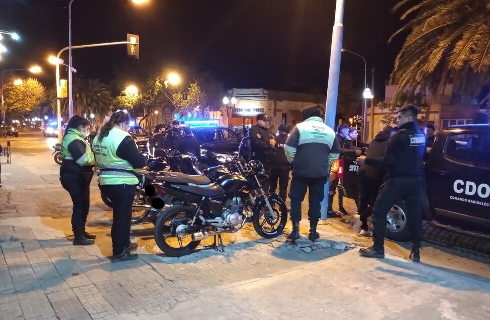 Ocho motos fueron retenidas en distintos controles