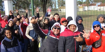 Locura por River en Chaco: los hinchas ya se preparan para disfrutar del partido del equipo de Gallardo.