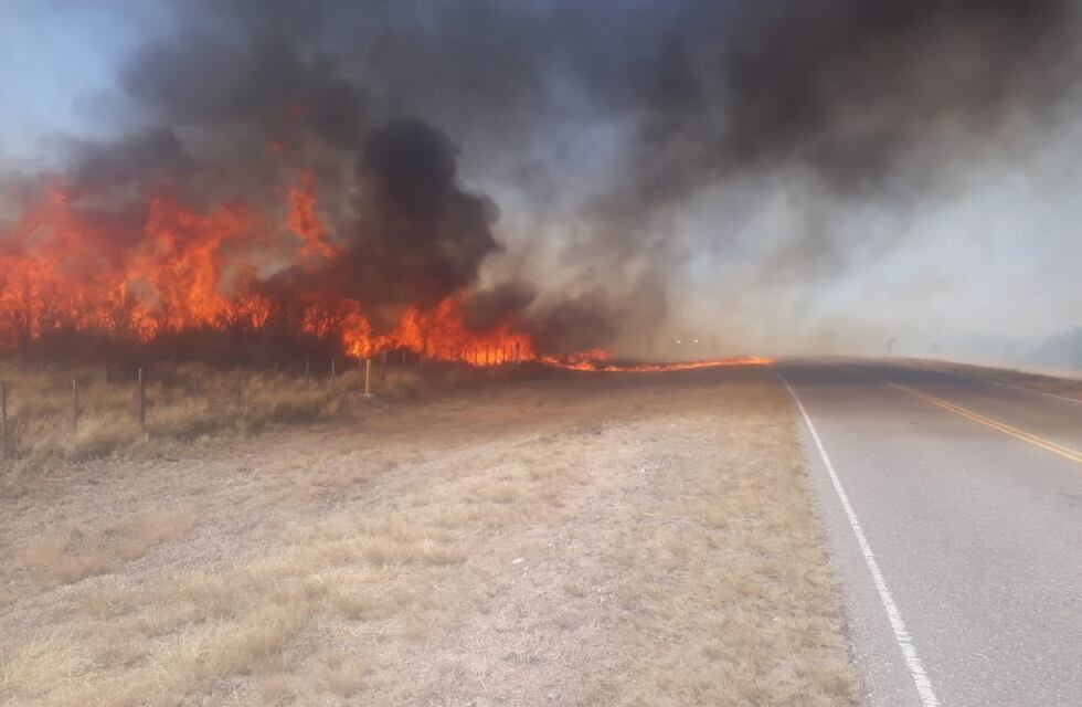 Fueron sofocados incendios en Panaholma y traslasierra sur