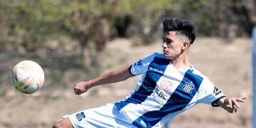 Pablo Solari, en las inferiores de Talleres. (Prensa Talleres)