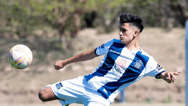 Pablo Solari, en las inferiores de Talleres. (Prensa Talleres)