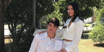 El Lobito y Florencia se casaron en Río Tercero.