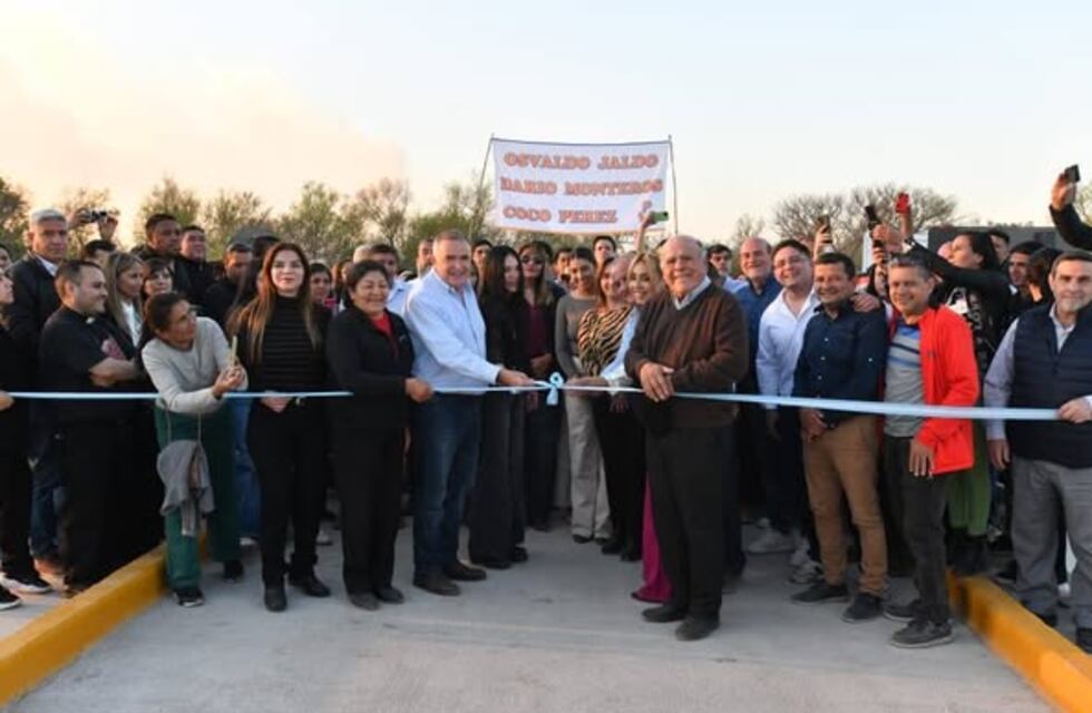 Graneros: Jaldo inauguró el puente sobre el río Marapa