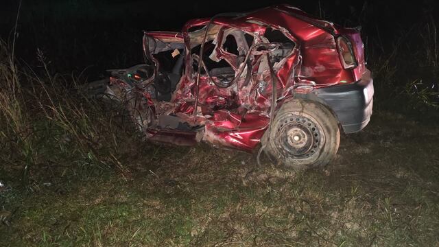 Laspiur: un joven de 23 años y una menor de 17 años murieron en un accidente