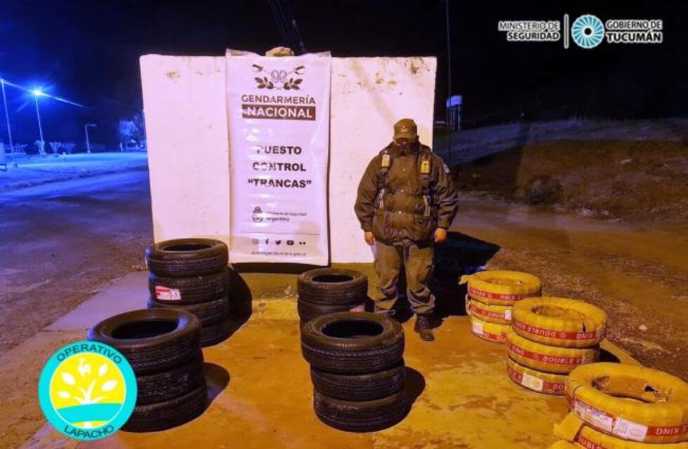 Operativo Lapacho: secuestraron 21 cubiertas de vehículos de diferentes rodados y marcas