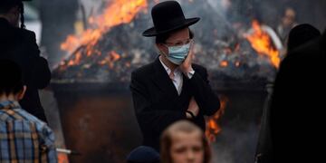 Coronavirus en Israel (Foto de Oded Balilty/AP)