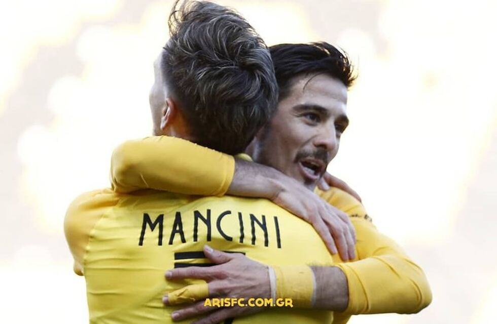 Daniel Mancini fue titular para el Aris Salónica en el clásico ante el Paok