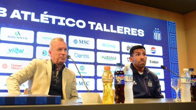 Andrés Fassi habló en la conferencia de prensa de presentación de Carlos Tevez. (José Gabriel Hernández / La Voz)