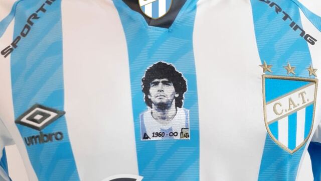 Atlético Tucumán homenajeará a Diego Maradona con una camiseta especial