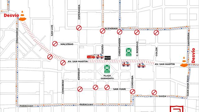 Aniversario de Eldorado: cortes y desvíos por el desfile.