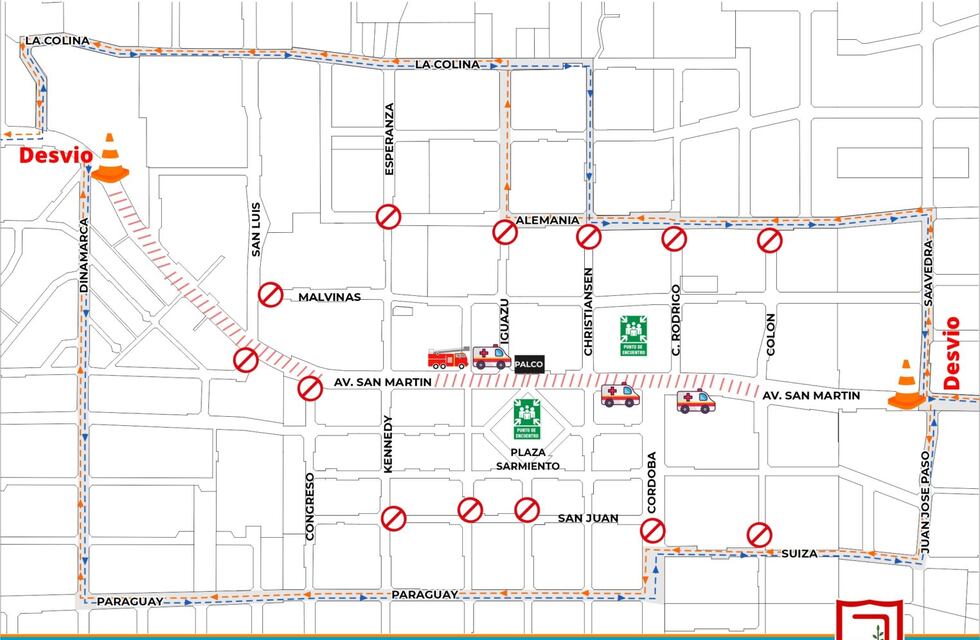 Aniversario de Eldorado: cortes y desvíos por el desfile