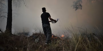 Cordoba el 18 de August de 2021 incendios forestales en potrero de garay Foto: Pedro Castillo