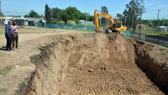 Así son las mejoras en la cisterna de agua en Tandil