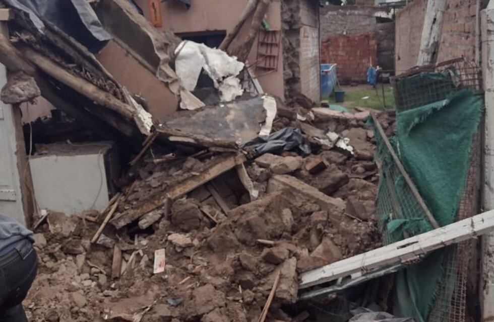 Techos con filtraciones y el derrumbe de una casa, algunos de los problemas que ocasionó la lluvia en San Rafael