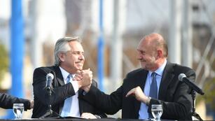 El presidente Alberto Fernández llega a Santa Fe y el gobernador Omar Perotti modificó su agenda para recibirlo.