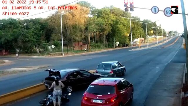 Posadas: atropelló y se dio a la fuga con una peligrosa maniobra.