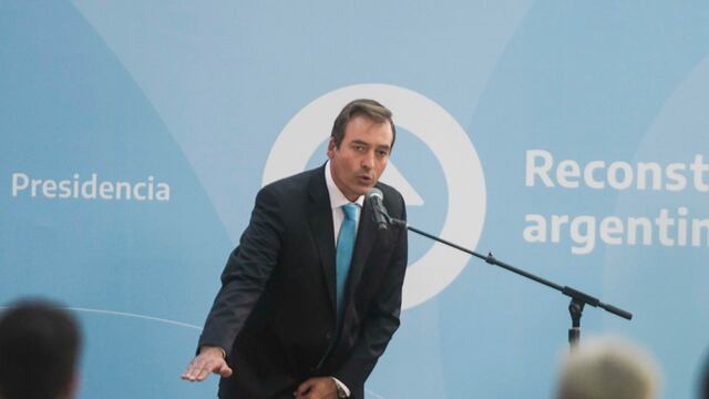 Alberto Fernández le tomó juramento a Martín Soria. (Foto: Federico López Claro)