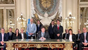 El primer mensaje en cadena nacional del Javier Milei.