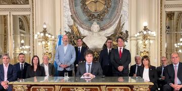 El primer mensaje en cadena nacional del Javier Milei.