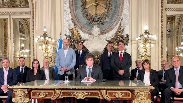 El primer mensaje en cadena nacional del Javier Milei.