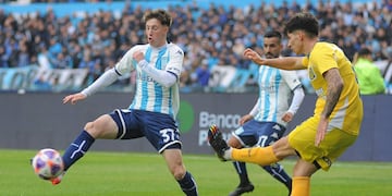Racing vs. Rosario Central, por los cuartos de la Liga Profesional.