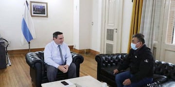 El ministro de salud recibió al representante de los trabajadores nucleados en ATSA.