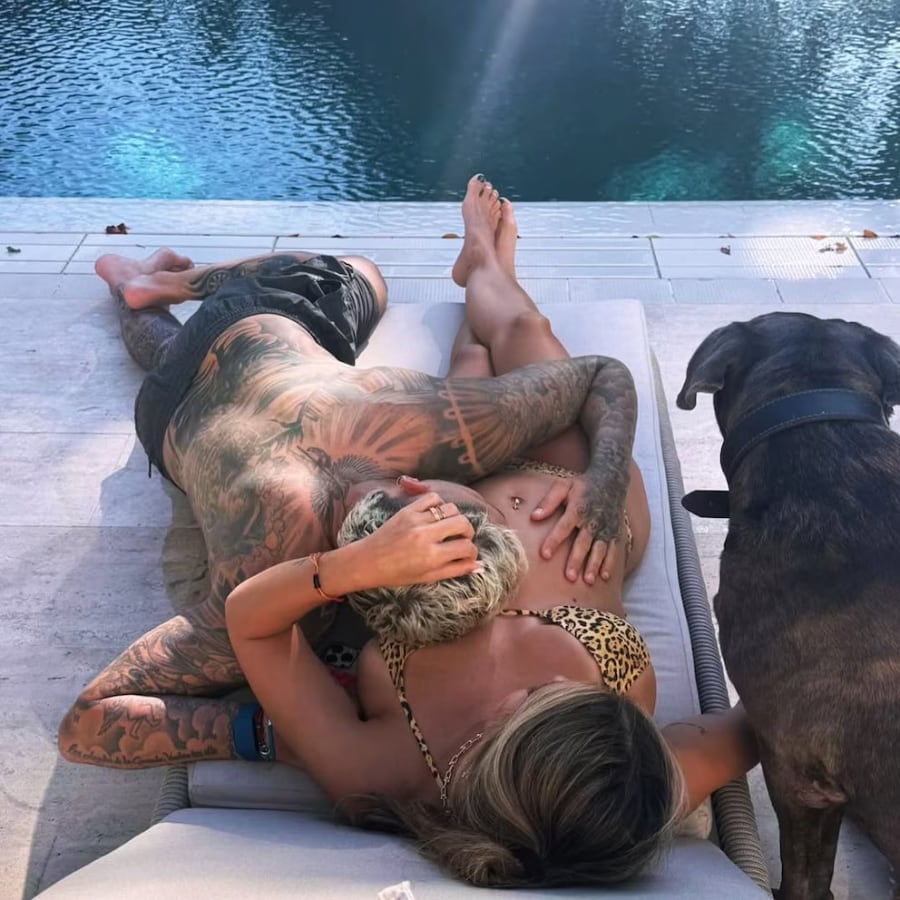 Las fotos de Mauro Icardi y la China Suárez que alimentaron los rumores de embarazo.