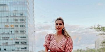 Ivana Icardi viajó a Uruguay de vacaciones con su familia.