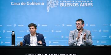 Axel Kicillof y Juan Cuattromo