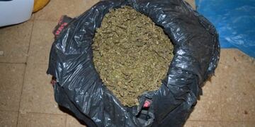 Gendarmería Nacional secuestró cogollos de marihuana en Puerto Iguazú.