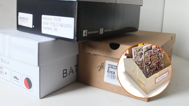 Cómo reciclar cajas de zapatos y transformar en un tesoro para ordenar la casa
