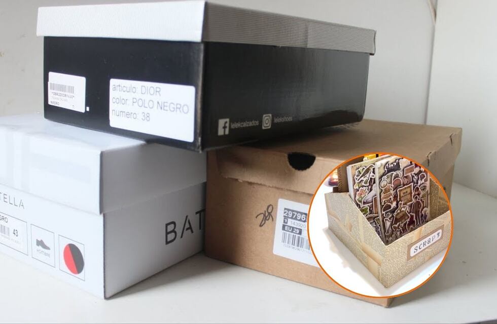 Cómo reciclar cajas de zapatos y transformar en un tesoro para ordenar la casa