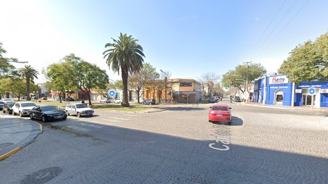 Bv. Lehmann y Pellegrini, donde se llevará a cabo el festejo del mes de las infancias de Punto Lehmann