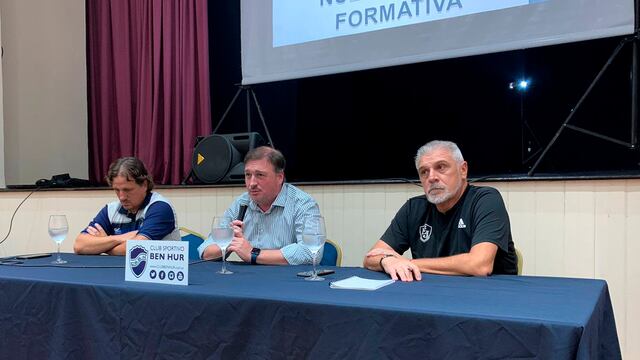 Presentaron el proyecto futbolístico de Ben Hur