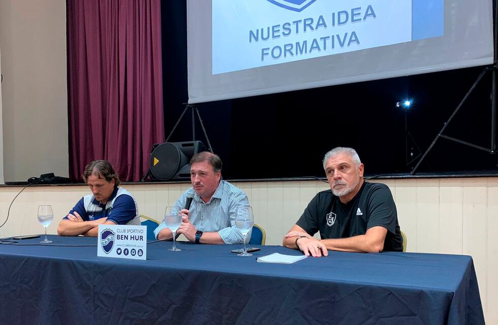 Ben Hur presentó su proyecto futbolístico