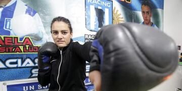 La Princesita Luján, actual referente del boxeo femenino.