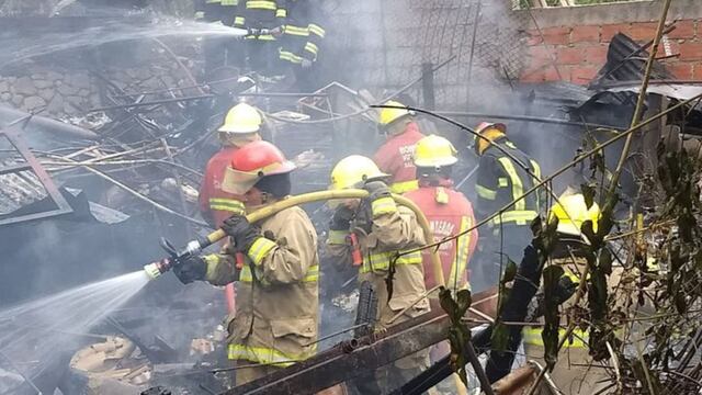 Un hombre prendió fuego su casa luego de intentar quemar un panal de abejas.