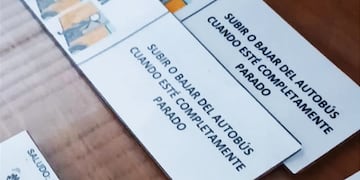 Combis más accesibles para los tresarroyenses: instalaron Pictogramas