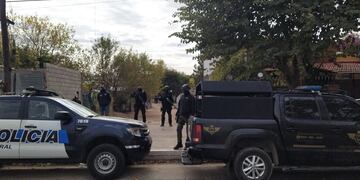El operativo en villa La Maternidad fue realizado por la PFA y la FPA.