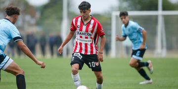 El enganche de 19 años está centrado y decidido.