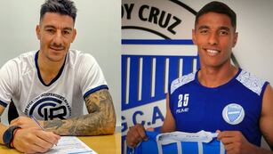 Marinelli (Lepra) y Montiel (Tomba), arribaron a Mendoza.