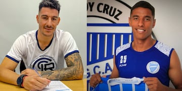 Marinelli (Lepra) y Montiel (Tomba), arribaron a Mendoza.