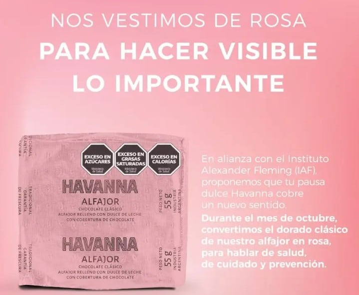 Havanna cambió su alfajor más clásico: el motivo por el que ahora es rosa