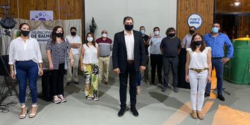 El mandatario se mostró conforme con el trabajo de todo su equipo.