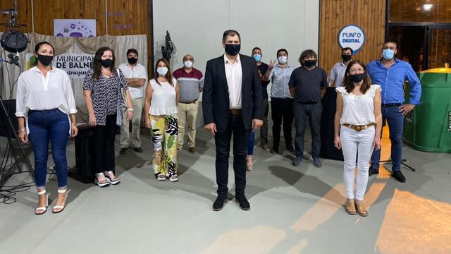 El mandatario se mostró conforme con el trabajo de todo su equipo.