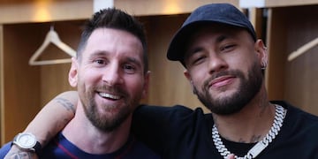 Neymar y Leo. Foto: Instagram.