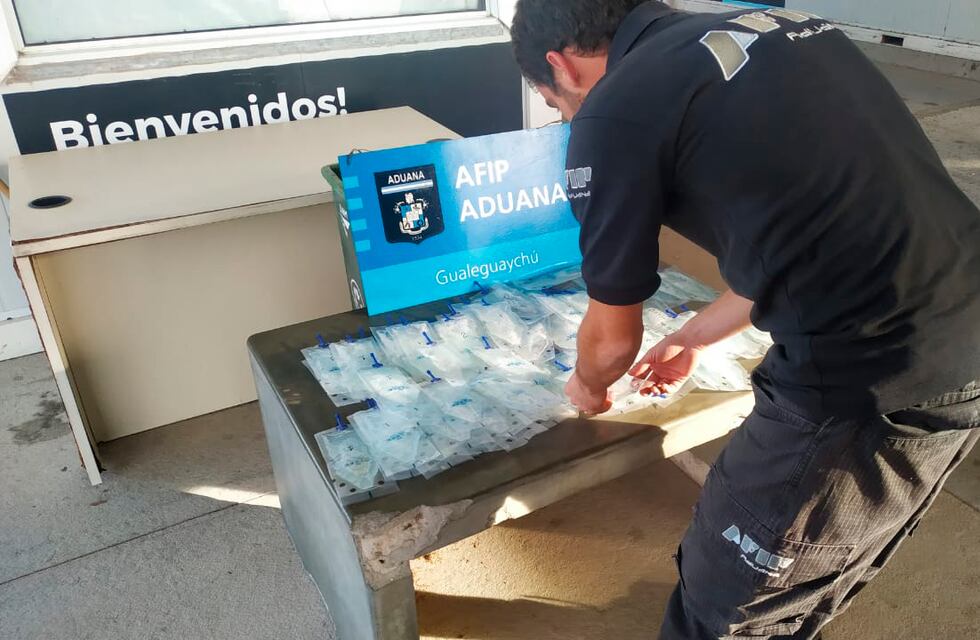 Aduana descubrió a un turista intentando cruzar la frontera con una valija de semen