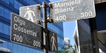 Calles con nombres de mujeres.