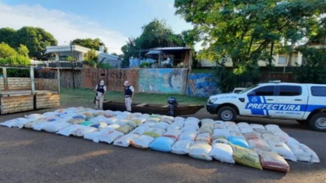 Contrabando de soja en Misiones: incautan un cargamento de 4,5 toneladas y detienen a dos hombres en El Soberbio